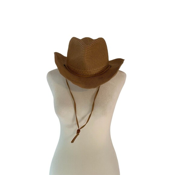 Pistil straw Paper sun hat Cowboy - Picture 5 of 5